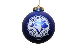 blue jays shop toronto blue jays shatterproof ball ornament by the blue jay christmas ornaments