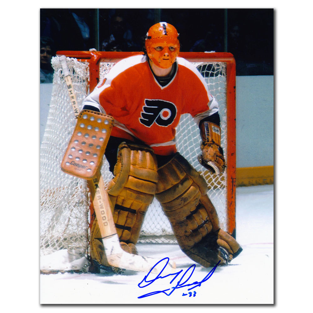 Doug Favell Philadelphia Flyers STARBURST Autographed 8x10