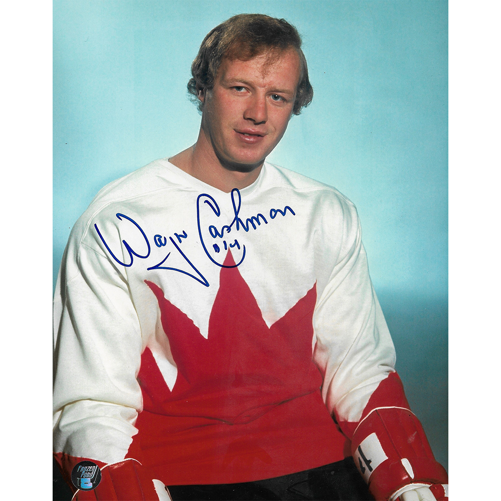 Wayne Cashman Autographed Team Canada 8X10 Photo