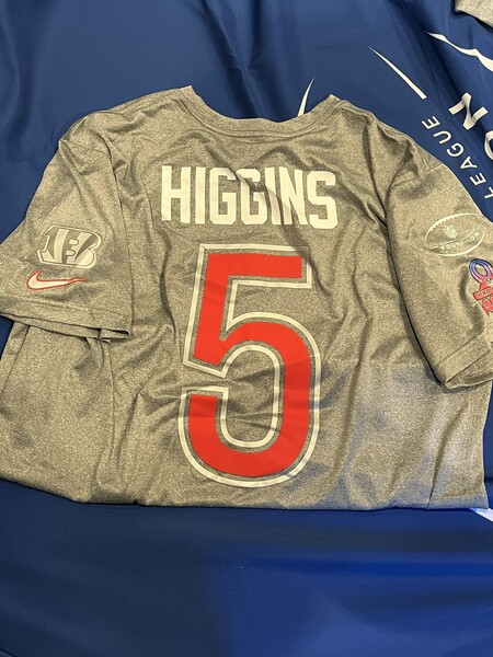 Pro Bowl Games - Bengals Tee Higgens Practice Worn Shirt - Worn 2.2.26