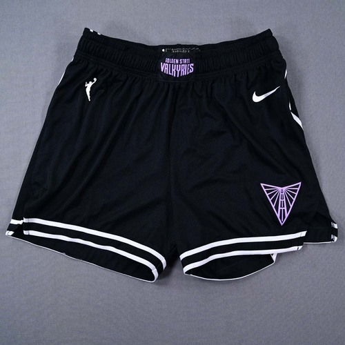 Image of Fágbénlé, Temi - Golden State Valkyries - Game-Issued Black Explorer Edition Shorts - 2025 WNBA Season