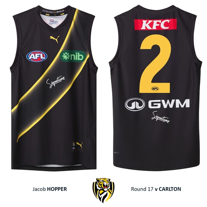 Photo of Jacob Hopper #2 Richmond 2026 Stealth Guernsey