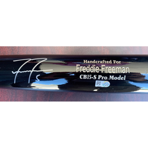 Freddie Freeman MLB Authenticated Autographed Bat