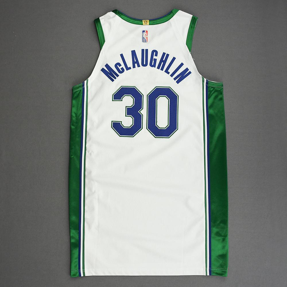 JaQuori McLaughlin Dallas Mavericks GameWorn City Edition Jersey