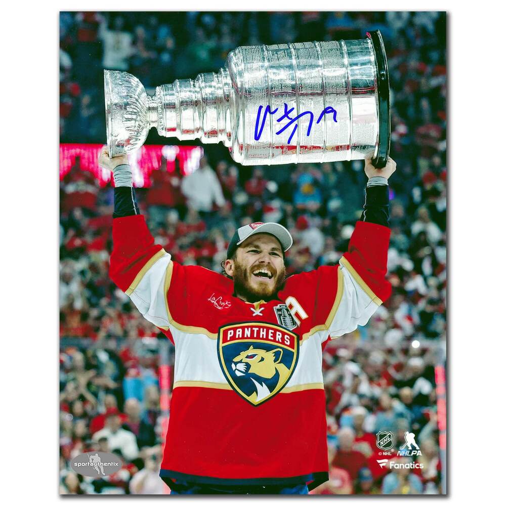 Matthew Tkachuk Florida Panthers 2024 Stanley Cup Autographed 8x10