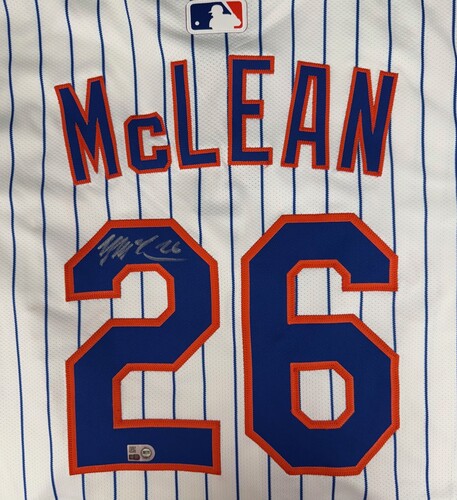 Nolan McLean Autographed Mets Authentic Jersey | MLB Auctions