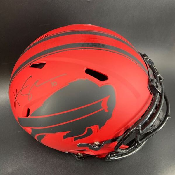 Bills - Khalil Shakir Signed Replica Rave Helmet