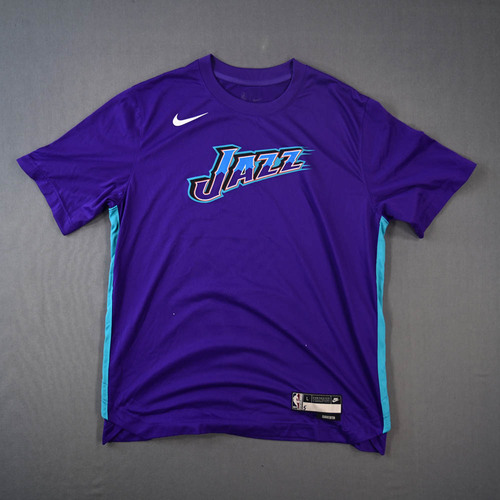 Image of Beasley, Malik - Utah Jazz - Game-Issued Classic Edition Short-Sleeved Shooting Shirt - 2022-23 NBA Season