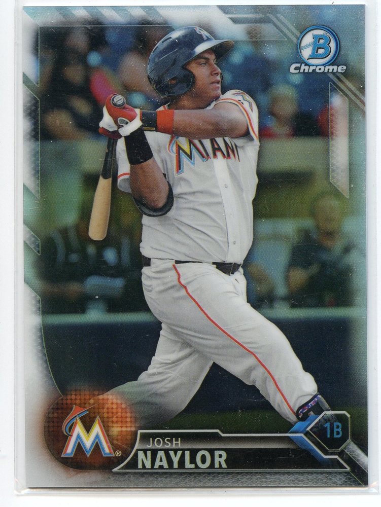2016 Bowman Chrome Prospects Refractors #BCP67 Josh Naylor