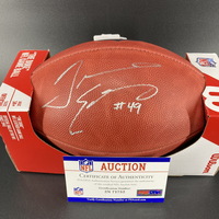 NFL - Bills Tremaine Edmunds Signed Authentic Football