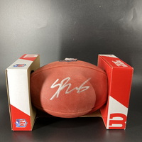 NFL - Saints Spencer Rattler Signed Authentic Football