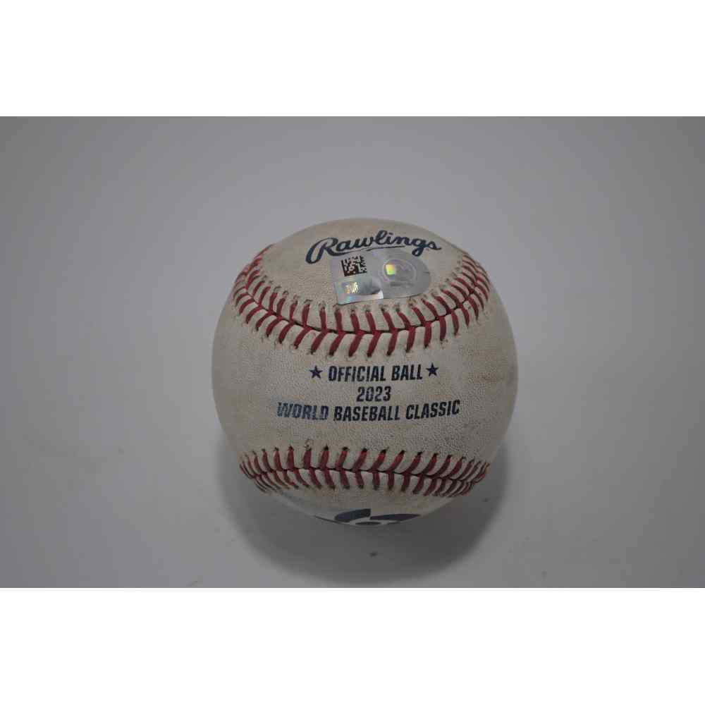 Game Used Baseball - 2023 World Baseball Classic - Korea at Japan