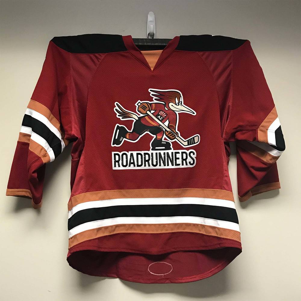 AHL Authentic Tucson Roadrunners Regular Season Jersey Worn and