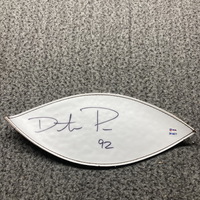NFL - Chiefs Dontari Poe Signed White Panel