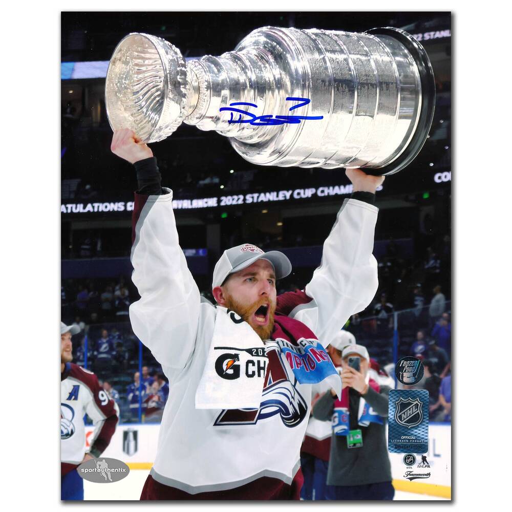 Devon Toews Avalanche 2022 Stanley Cup Autographed 8x10