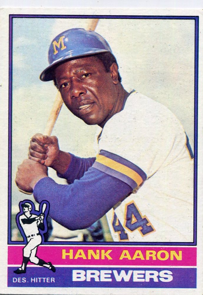 1976 Topps #550 Hank Aaron