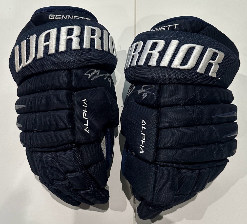 #9 Sam Bennett Game Used Gloves - Florida Panthers