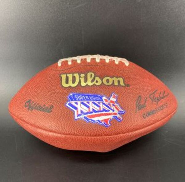 NFL - Super Bowl XXXVI Commemorative Football (Does Not Hold Air)