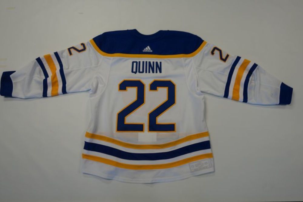 Jack Quinn 202122 Buffalo Sabres Set 1 Away Jersey NHL Auctions