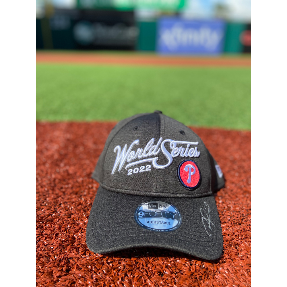 Rhys Hoskins Autographed World Series Cap | Philadelphia Phillies Auctions