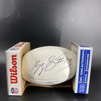 Panthers - Kelvin Benjamin Signed Panel Football With Panthers Logo