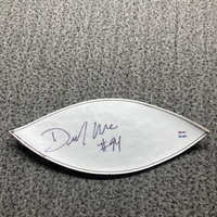 NFL - Cowboys Demarcus Ware Signed White Panel