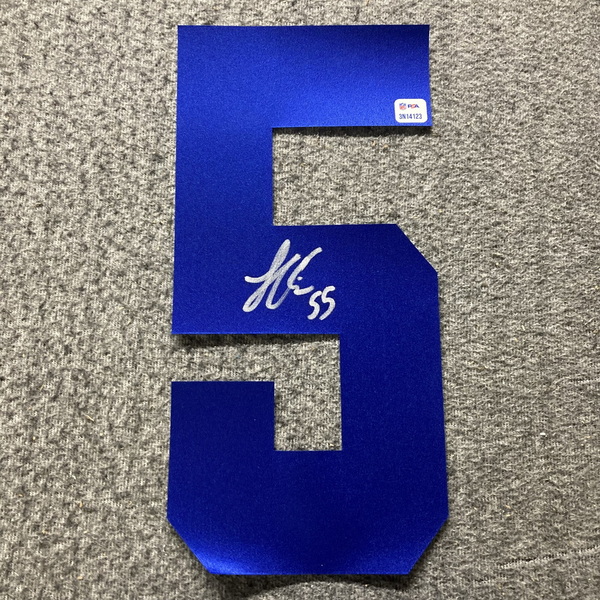 NFL - Cowboys Leighton Vander Esch Signed Jersey Number