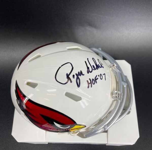 HOF - Cardinals Roger Wehrli Signed Mini Helmet