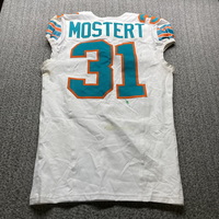 STS - Dolphins Raheem Mostert Game Worn Jersey (11/28/2024) Size 40 With...