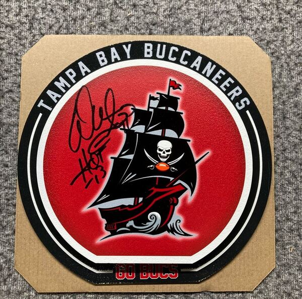 HOF - Buccaneers Warren Sapp Signed Small Hex Head