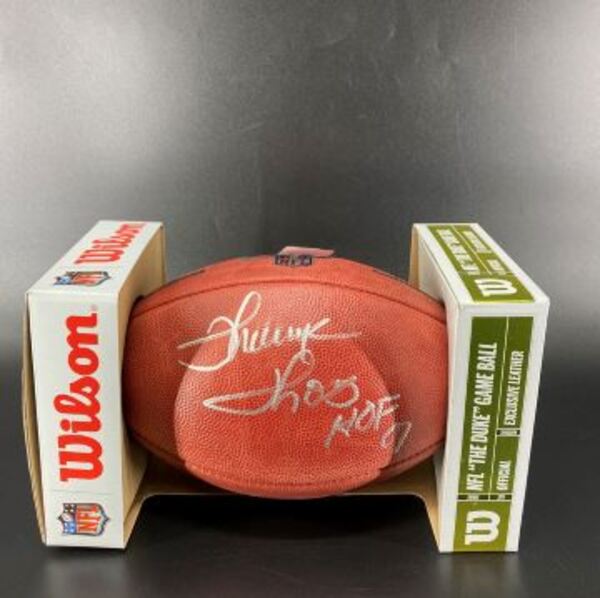 HOF - Bills Thurman Thomas Signed Authentic Football
