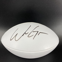 Eagles - Will Grier Signed Panel Ball With 100th Season Logo