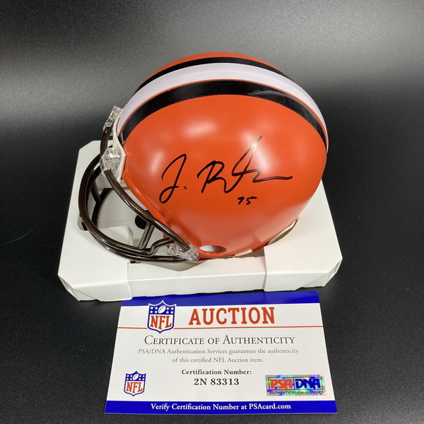 NFL - Browns Joel Bitonio Signed Mini Helmet