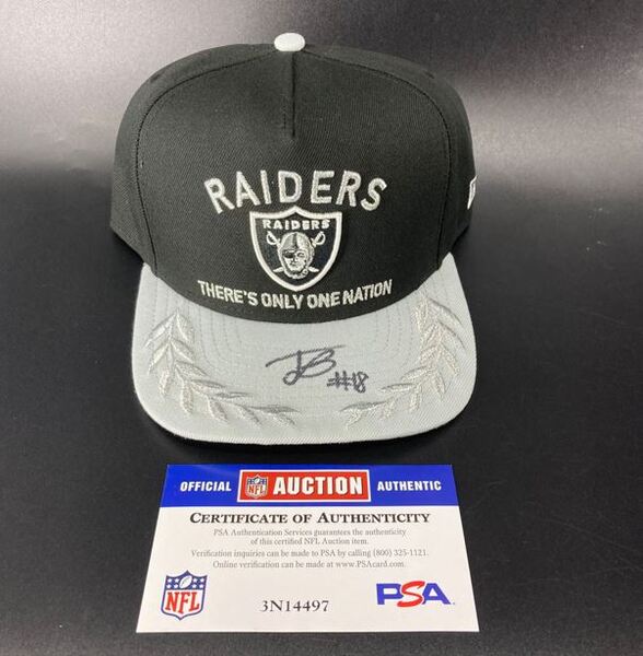NFL - Raiders Jack Bech Signed Hat