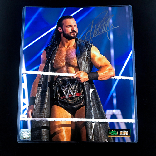Drew McIntyre SIGNED 11x14 MITB Photo (Random Number)