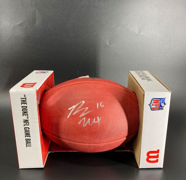 NFL - Broncos Bo Nix Signed Authentic Football