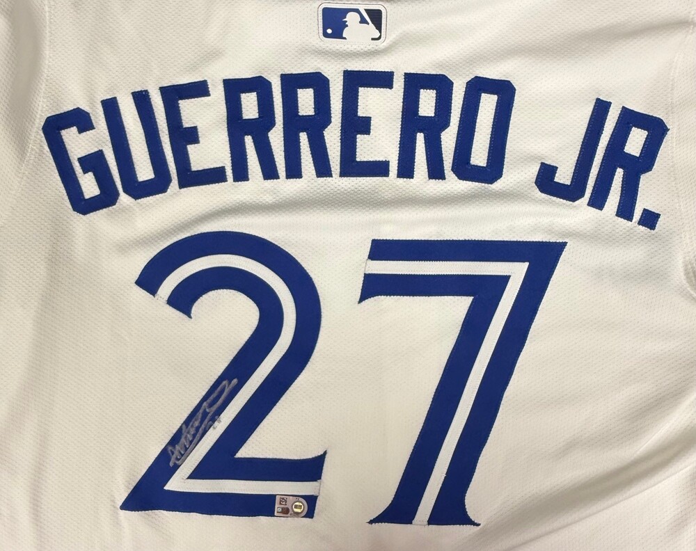 Vladimir Guerrero Jr. Autographed Blue Jays Authentic Jersey | MLB Auctions
