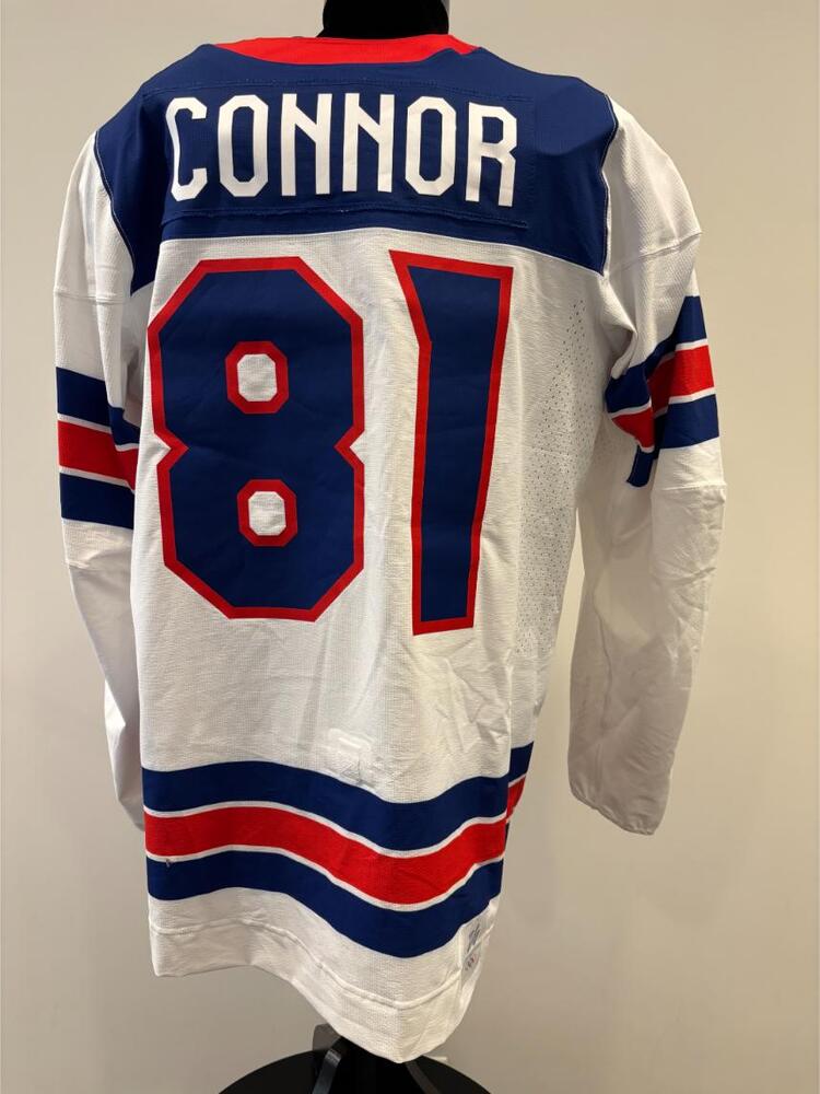 Kyle Connor USA Game-Issed White Jersey as a part of the 2026 Milano Cortina Winter Games - Not Worn