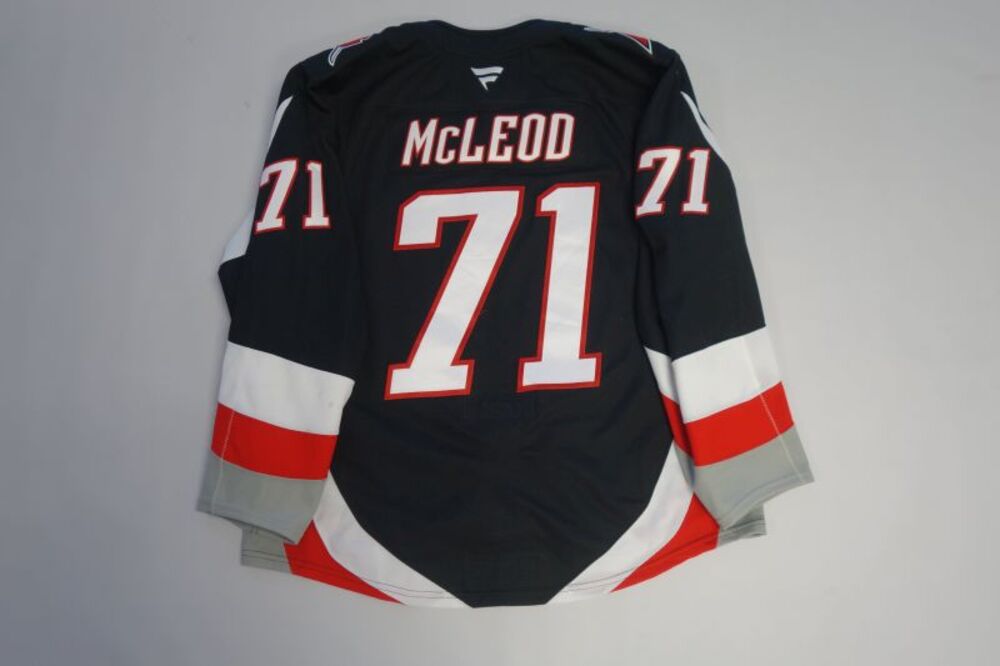 Ryan McLeod 2025-26 Buffalo Sabres Set 1 Alternate Jersey