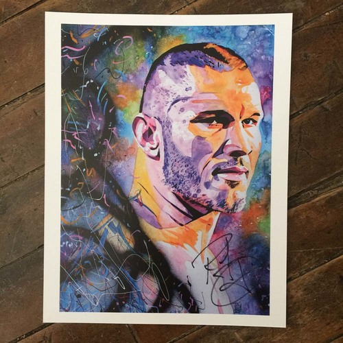 Randy Orton SIGNED 11 x 14 Rob Schamberger Print