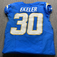 STS - Chargers Austin Ekeler Game Worn Jersey (11/12/23) Size 42 With Ca...