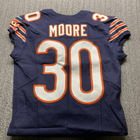 London Games - Bears Tarvarius Moore Game Used Jersey (10/13/24) Size 42
