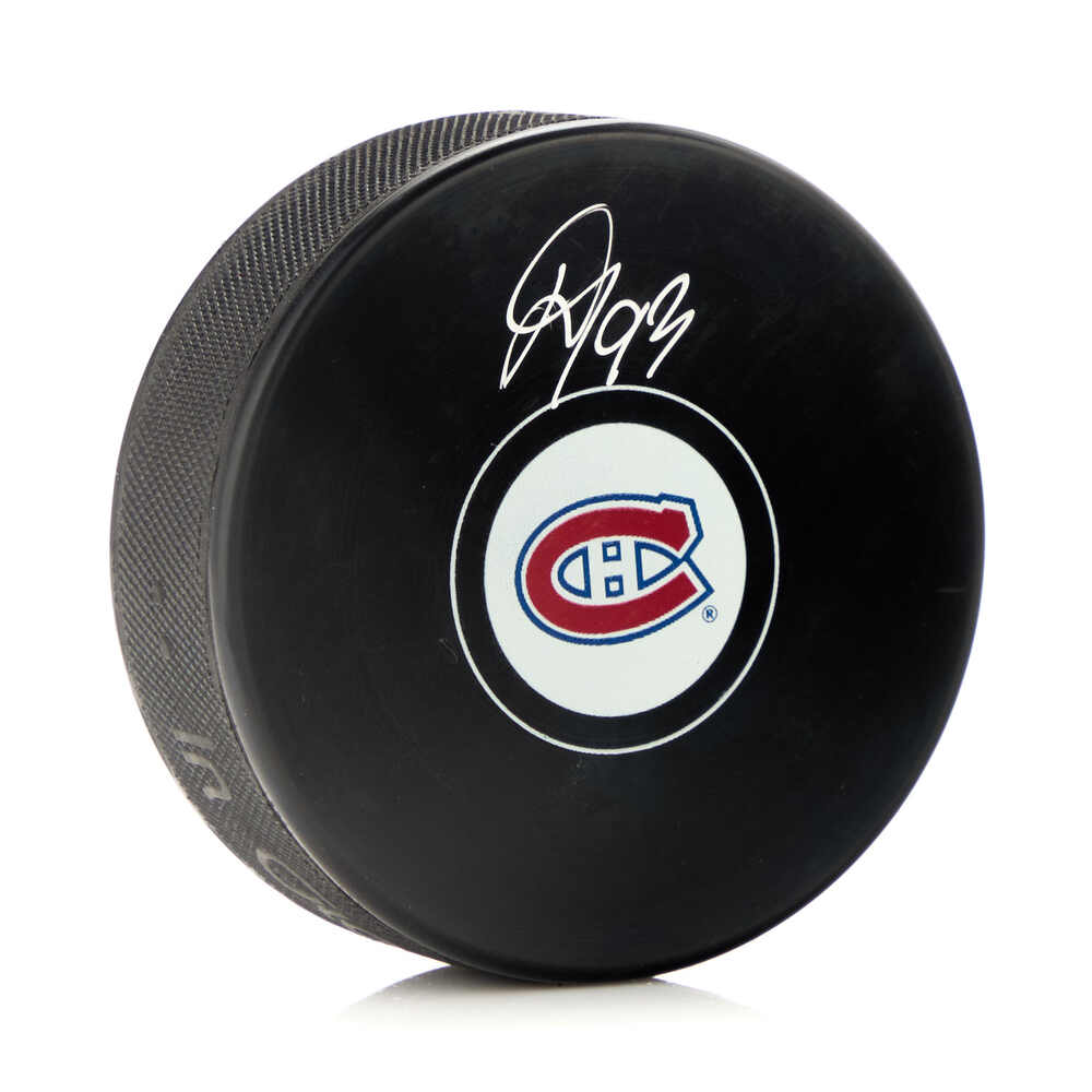 Ivan Demidov Autographed Montreal Canadiens Hockey Puck