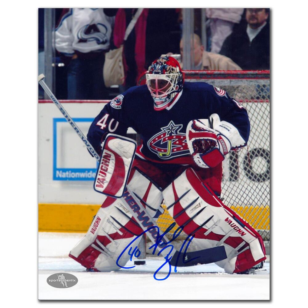 Fred Brathwaite Columbus Blue Jackets Autographed 8x10
