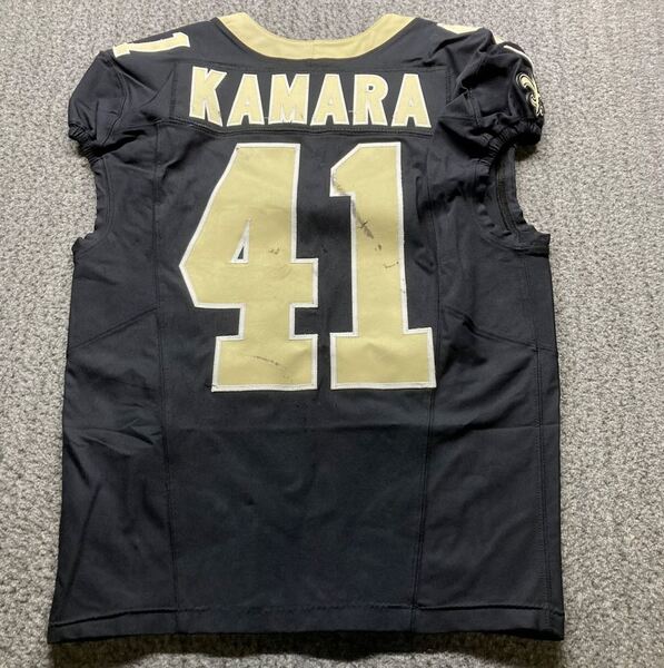 Crucial Catch - Saints Alvin Kamara Game Worn Jersey (10/26/2025) Size 4...