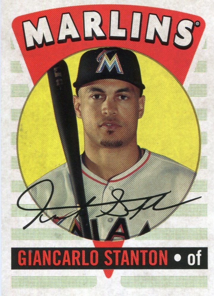 2017 Topps Archives '16 Retro Original #RO9 Giancarlo Stanton