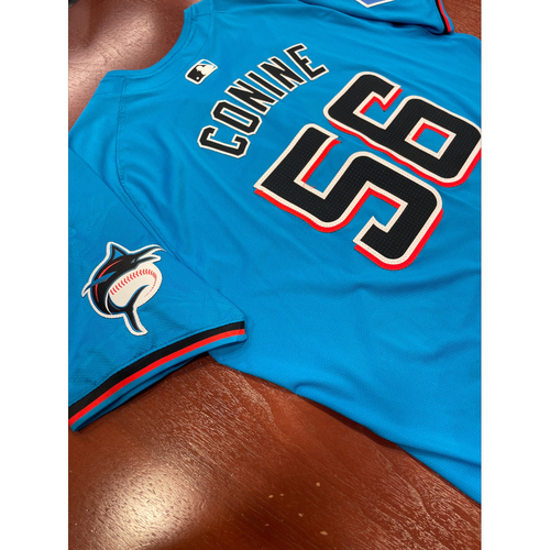 MIAMI MARLINS ユニフォーム Miami Marlins Nike Limited Alternate Jersey - Black - Youth