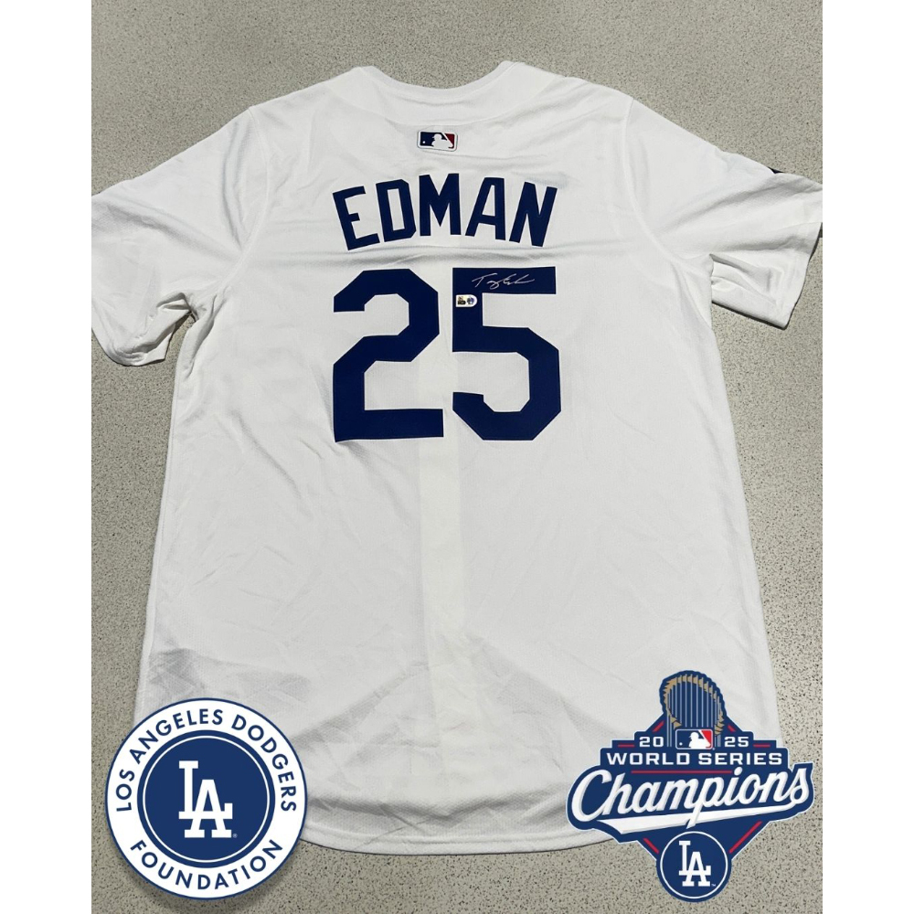 Tommy Edman MLB Authenticated Autographed 2026 Dodgerfest Worn