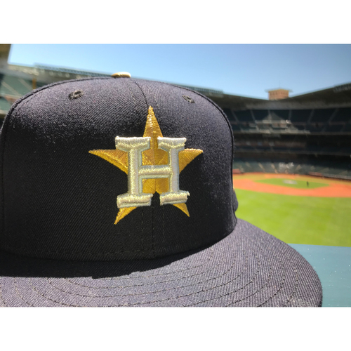 astros gold hat
