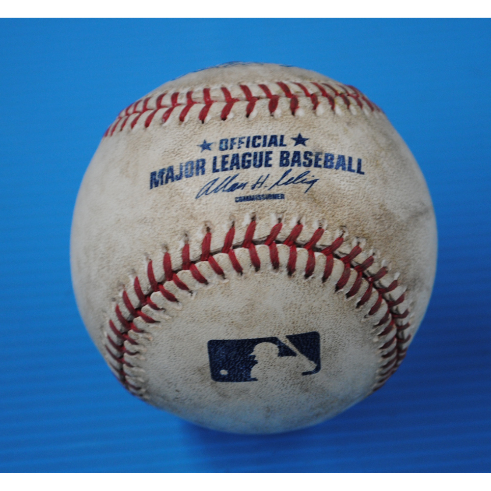 GameUsed Mets Home Opener Baseball Nationals Mets Batter Ivan